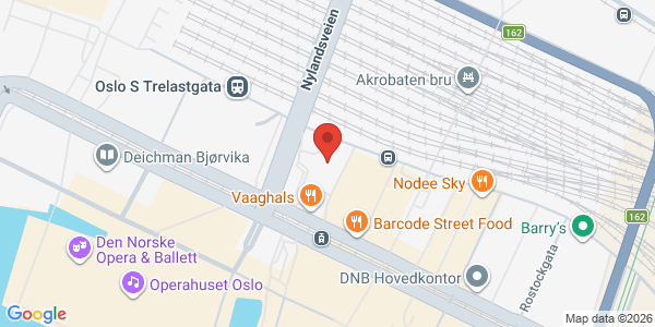 Map displaying event location