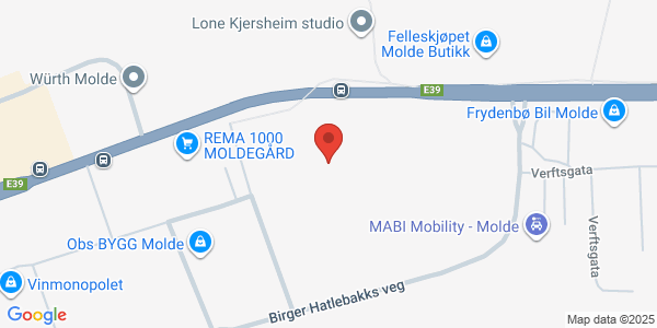 Map displaying event location