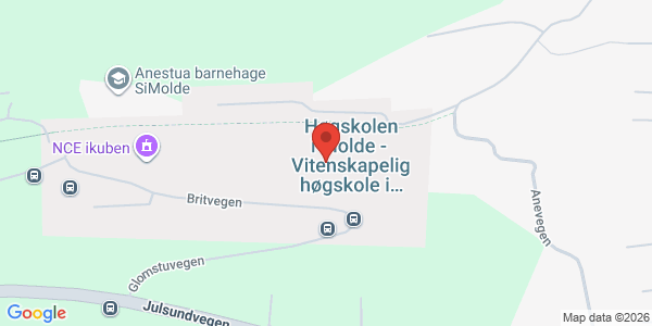 Kart som viser hvor arrangementet foregår