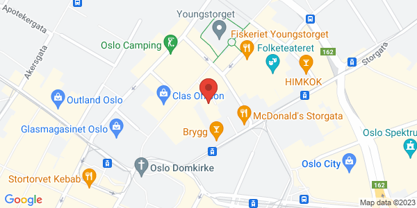 Map displaying event location
