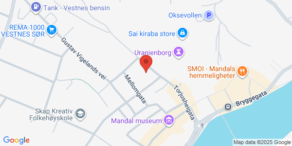 Map displaying event location
