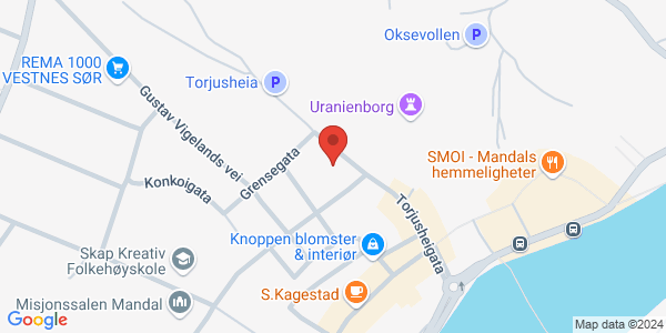 Map displaying event location