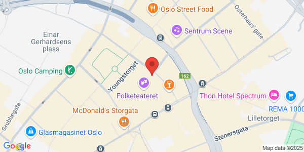 Map displaying event location