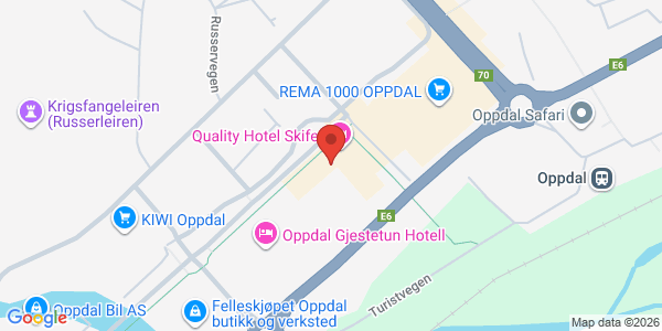 Map displaying event location