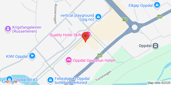 Map displaying event location