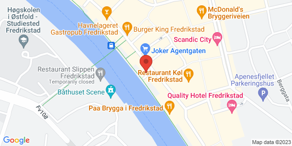 Map displaying event location