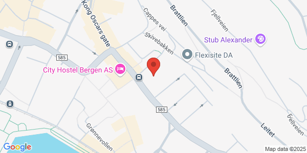 Map displaying event location