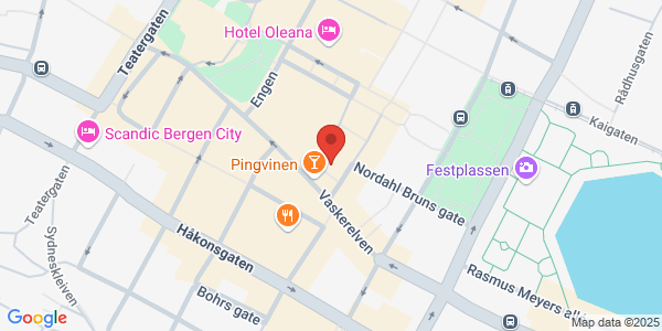 Map displaying event location