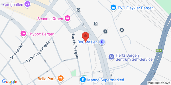 Map displaying event location