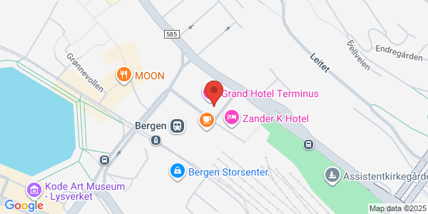 Map displaying event location
