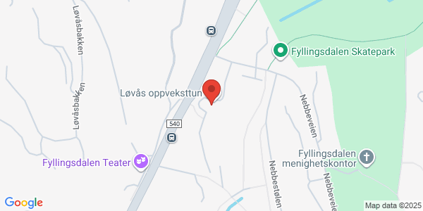 Map displaying event location