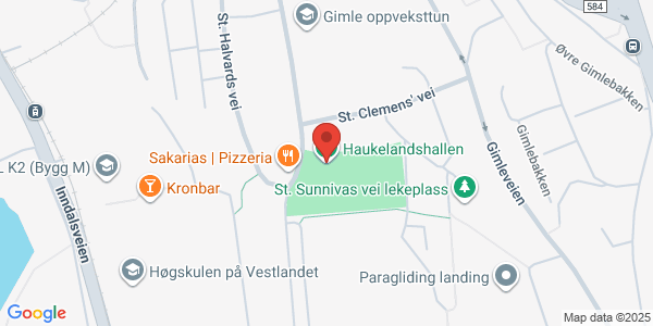 Map displaying event location