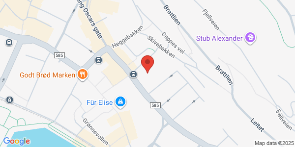 Map displaying event location