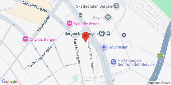 Map displaying event location