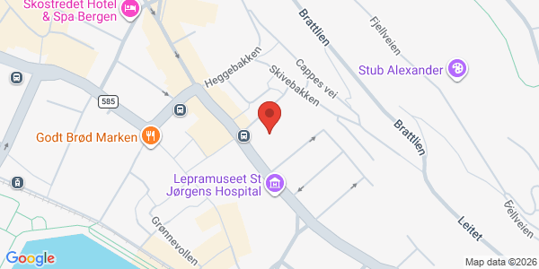 Map displaying event location