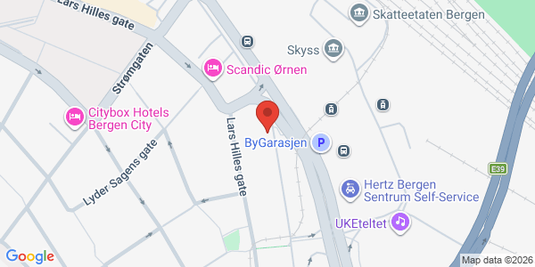 Map displaying event location