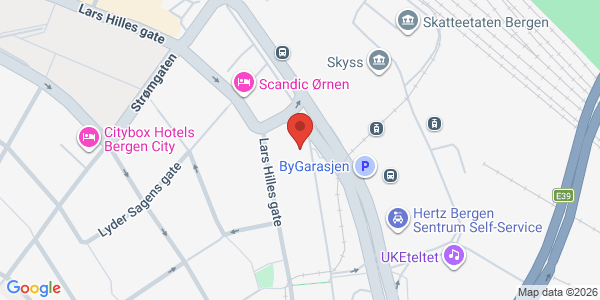 Map displaying event location