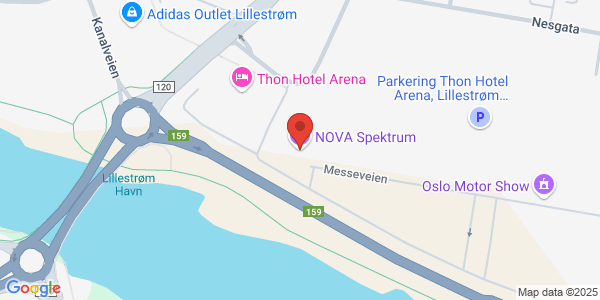 Map displaying event location