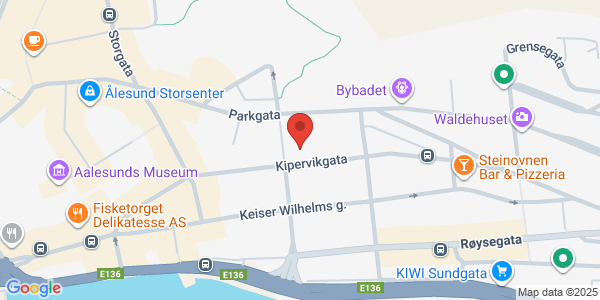 Map displaying event location