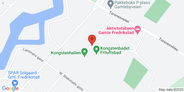 Map displaying event location