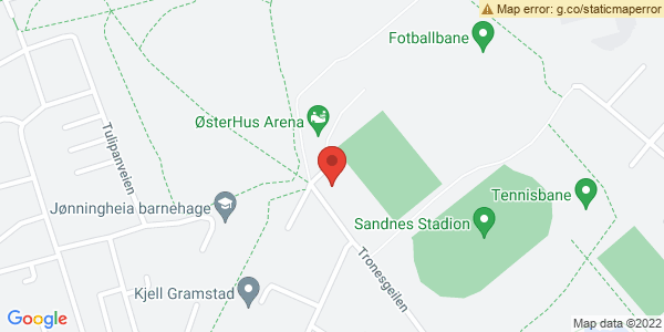 Map displaying event location