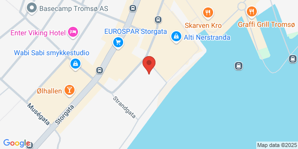 Map displaying event location