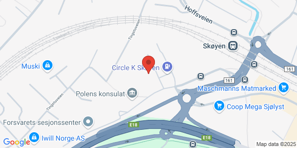 Map displaying event location