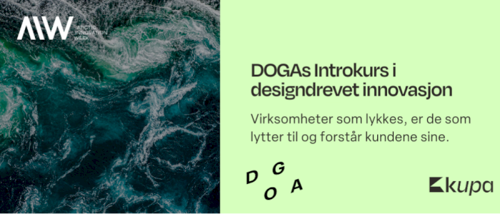 AIW // DOGAs introkurs i designdrevet innovasjon