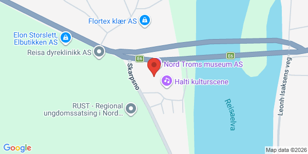 Kart som viser hvor arrangementet foregår