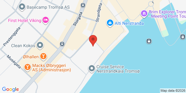 Kart som viser hvor arrangementet foregår