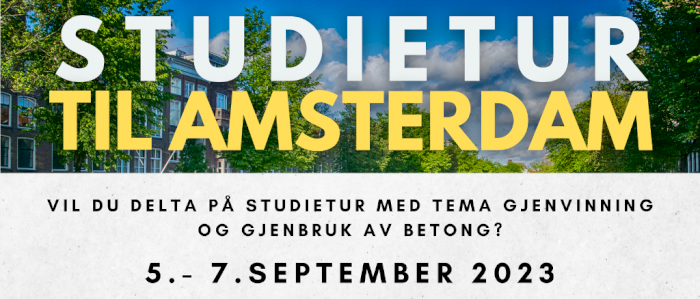 Studietur til Amsterdam i regi av CIC og Norsk Betongforening