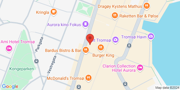 Map displaying event location