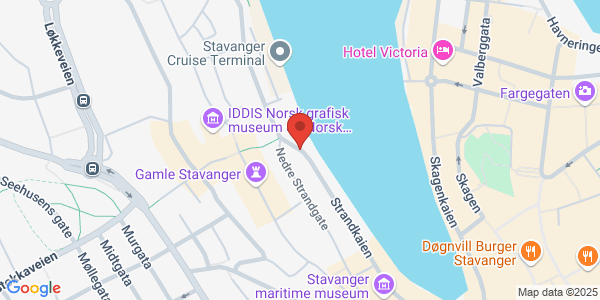 Map displaying event location