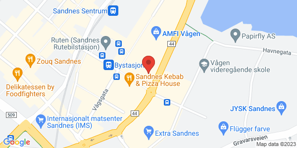 Map displaying event location