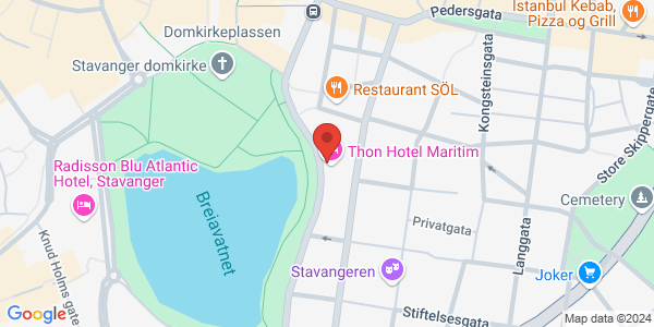 Map displaying event location