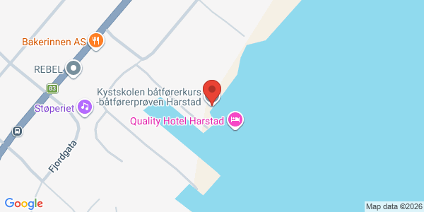 Kart som viser hvor arrangementet foregår