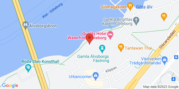 Map displaying event location