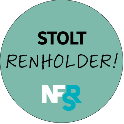"Stolt renholder-buttons