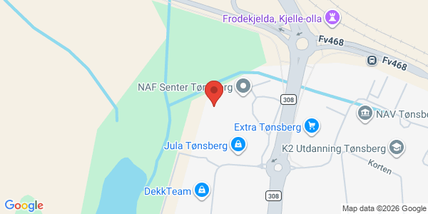 Kart som viser hvor arrangementet foregår