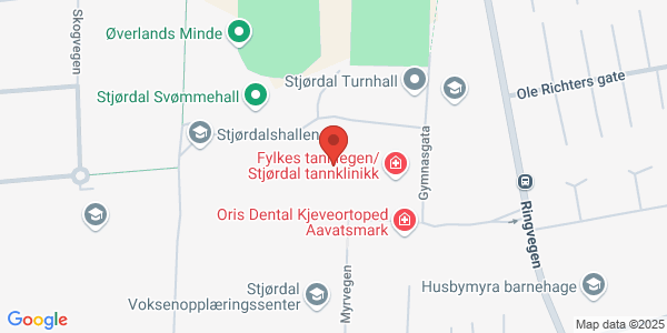 Map displaying event location