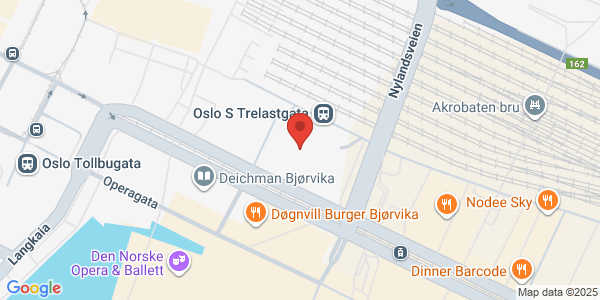 Map displaying event location