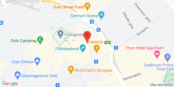 Map displaying event location