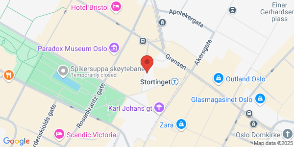 Map displaying event location