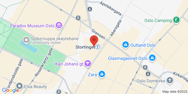 Map displaying event location