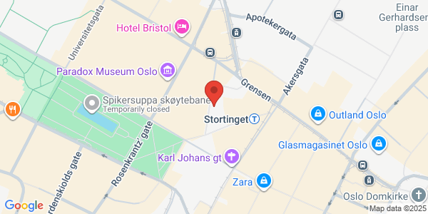 Map displaying event location