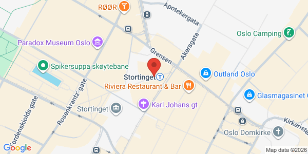 Map displaying event location