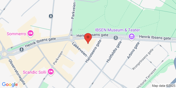 Map displaying event location