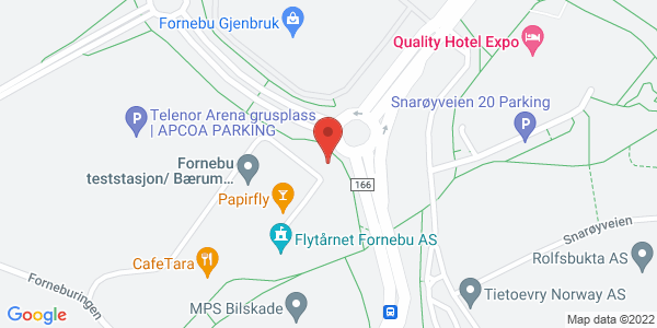 Map displaying event location