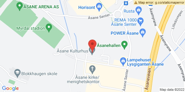 Map displaying event location