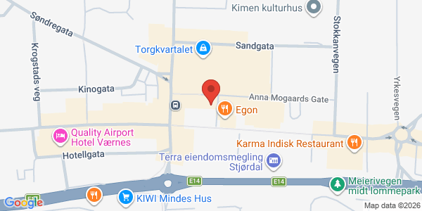 Map displaying event location